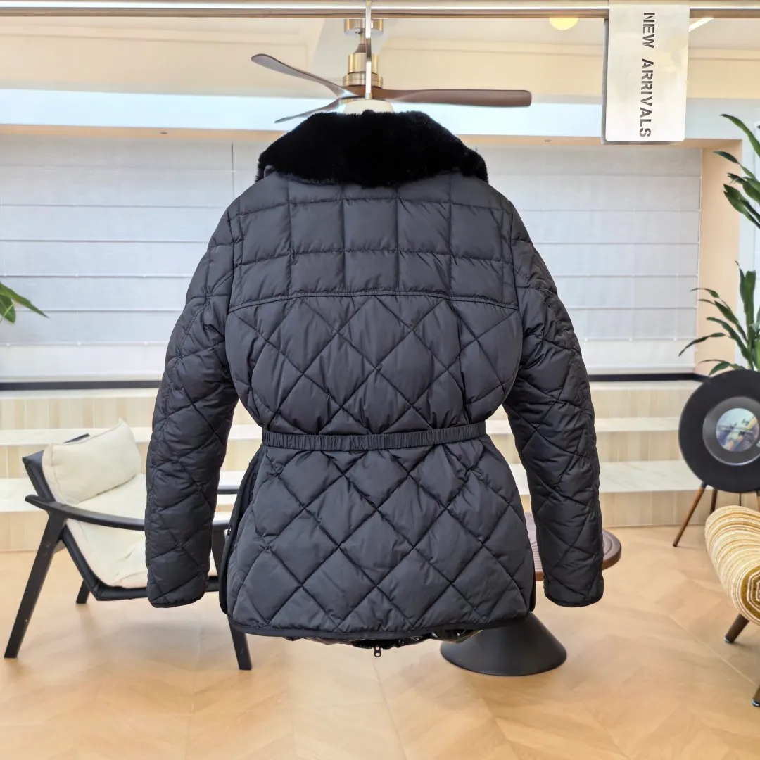 【Original 】Moncer｜ SS 26 Cygne Diamond- Quilted Short Down Jacket ， ， ， #T 119# Size: 0123